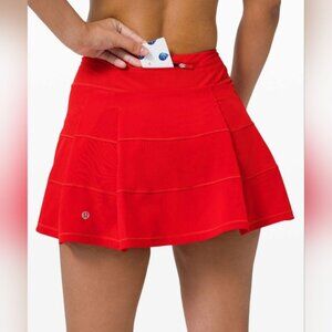 Lululemon Pace Rival Mid-Rise Skirt *Long (Dark Red)